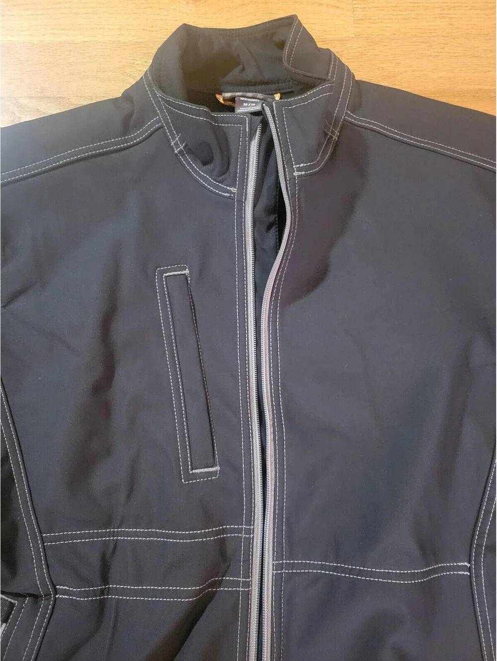 Ariat Rebar Jacket Mens Medium Black Softshell Full Zip Workwear Jacket